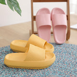 Cinessd  Rimocy Thick Sole Home Women Soft Slippers Summer Casual Non-Slip Slides Woman Flat Heels Comfortable Sandals Female Flip Flops