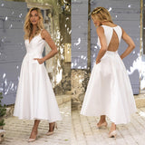 Cinessd  White Party Dresses Women Evening 2022 Spring Sexy  Backless  Office Lady  Undefined  Bridesmaid Dress A Formal Dress