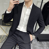 CINESSD  Men Double Breasted Vest Suit Trousers /  Business Formal Dress Slim Fit Groom Wedding Dress Blazers Jacket Pants 3 Pcs Set